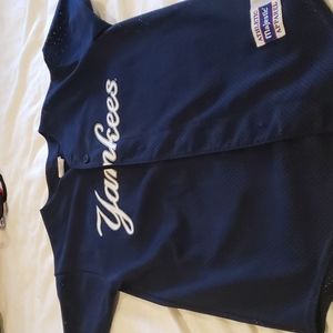 Yankees Youth Large mesh plain jersey